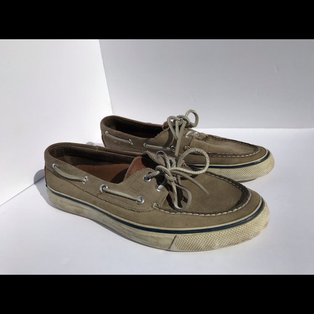 Speedy Top Sider leather boat shoes-US men’s 9.5